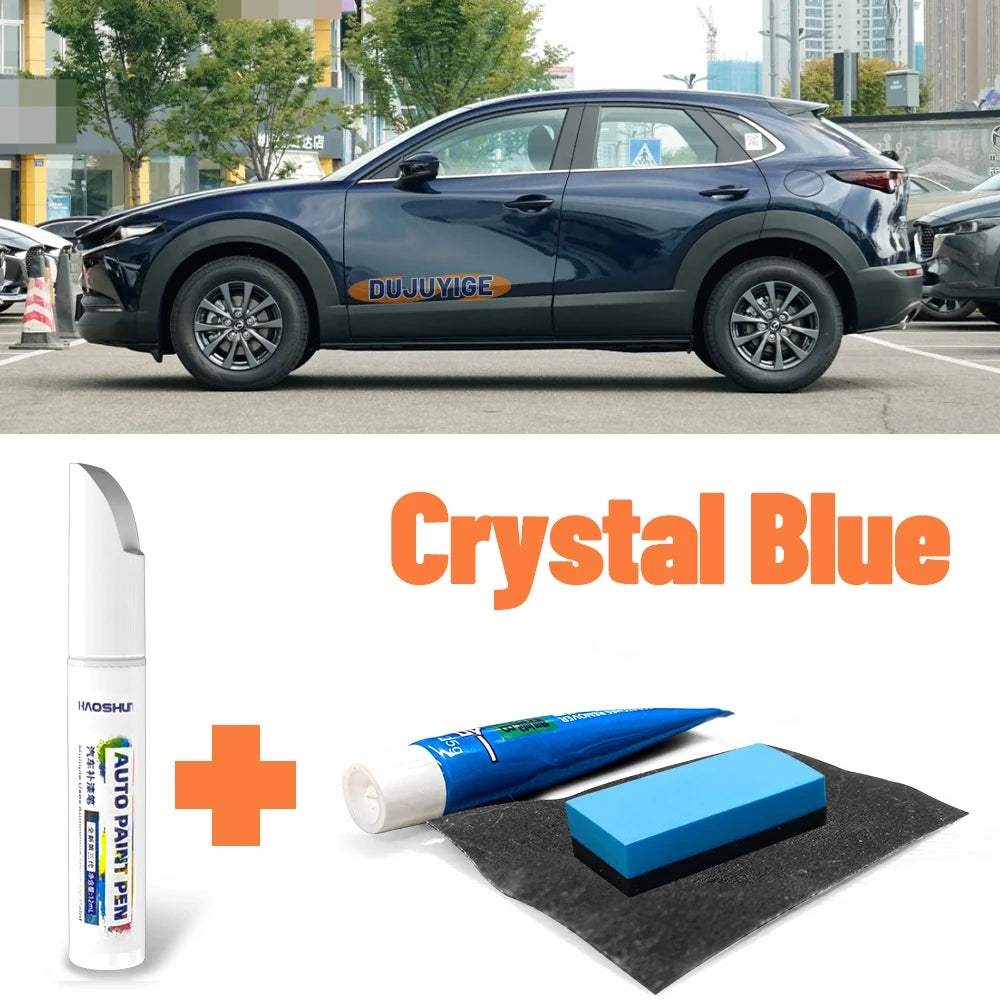 Car Paint Pen Paint Care Fixer Scratch Repair Wax Painting Scratch Remover For Mazda CX-30 CX30 DM 2019-2024 2020 2021 2022 2023