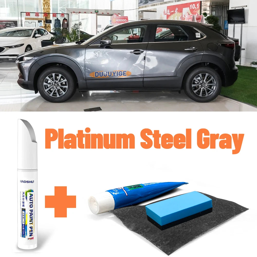 Car Paint Pen Paint Care Fixer Scratch Repair Wax Painting Scratch Remover For Mazda CX-30 CX30 DM 2019-2024 2020 2021 2022 2023