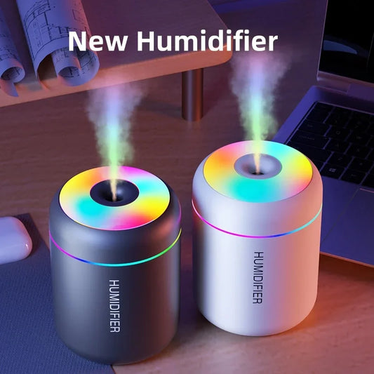 AuraMist™ Car Aroma Diffuser - Color-Changing LED Humidifier | Transform Every Drive Into a Spa Experience