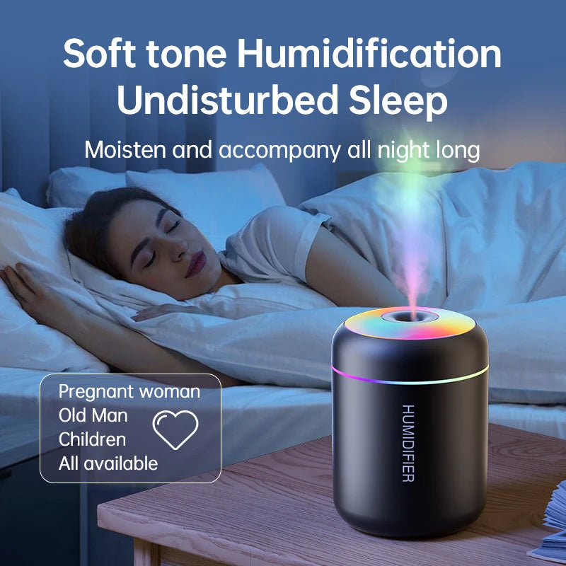 AuraMist™ Car Aroma Diffuser - Color-Changing LED Humidifier | Transform Every Drive Into a Spa Experience