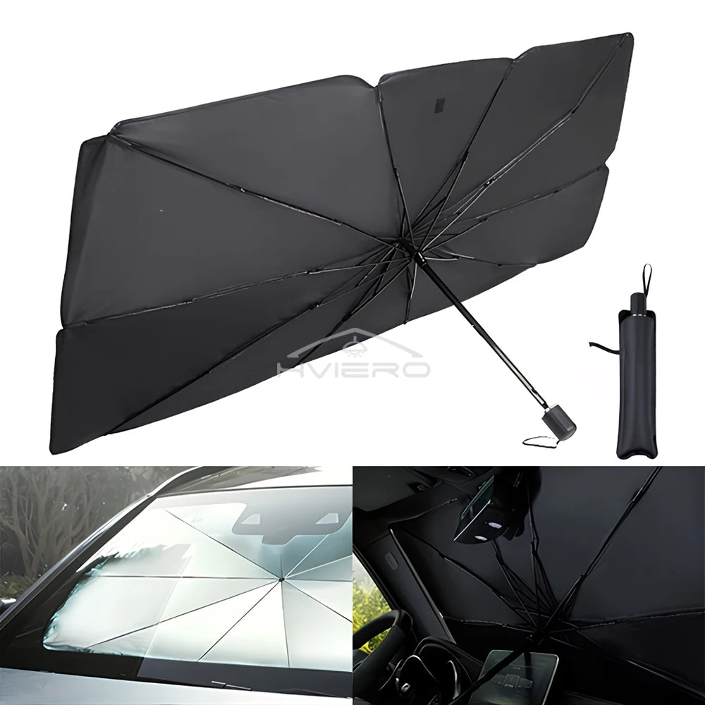 Sun Shield Pro™ - Foldable Umbrella Car Windshield Sunshade | Keep Your Car Cool & Protected