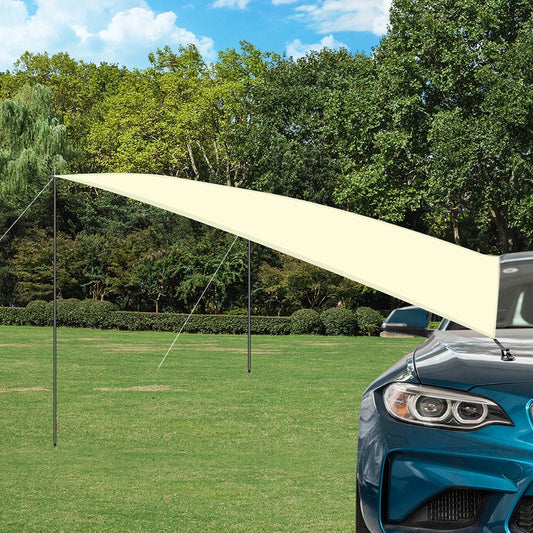 Car Rooftop Awning Tent – Waterproof & UV-Resistant Shade Canopy (6.5ft x 10ft)