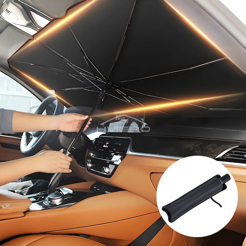 Sun Shield Pro™ - Foldable Umbrella Car Windshield Sunshade | Keep Your Car Cool & Protected