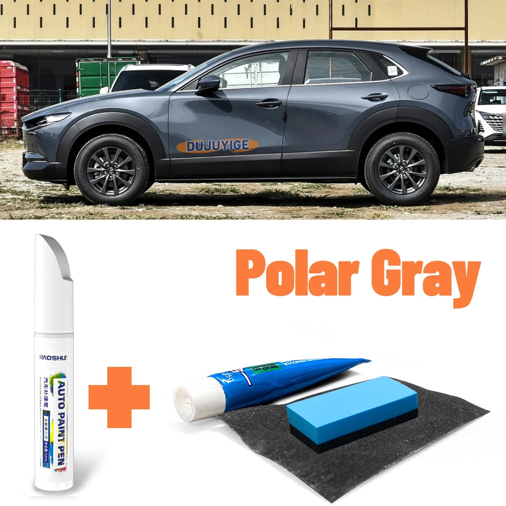 Car Paint Pen Paint Care Fixer Scratch Repair Wax Painting Scratch Remover For Mazda CX-30 CX30 DM 2019-2024 2020 2021 2022 2023